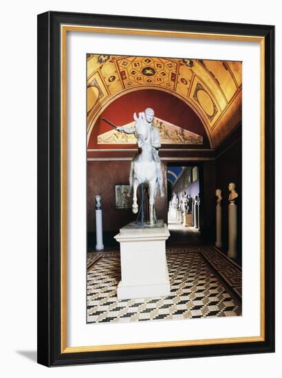 Equestrian Monument to Prince Jozef Poniatowski (1763-1813)-Bertel Thorvaldsen-Framed Giclee Print