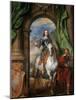 Equestrian Portrait of Charles I, King of England (1600-164) with M. De St Antoine, 1633-Sir Anthony Van Dyck-Mounted Giclee Print