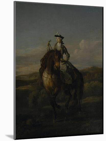 Equestrian Portrait of Charlotte Boyle, Marchioness of Hartington, 1747-William Kent-Mounted Giclee Print