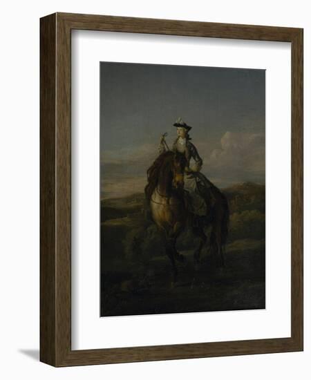 Equestrian Portrait of Charlotte Boyle, Marchioness of Hartington, 1747-William Kent-Framed Giclee Print