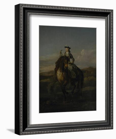 Equestrian Portrait of Charlotte Boyle, Marchioness of Hartington, 1747-William Kent-Framed Giclee Print