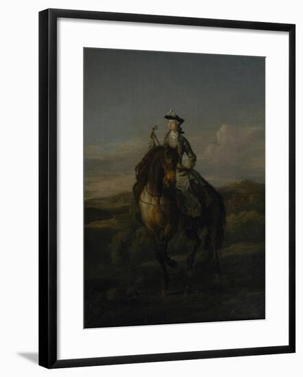 Equestrian Portrait of Charlotte Boyle, Marchioness of Hartington, 1747-William Kent-Framed Giclee Print