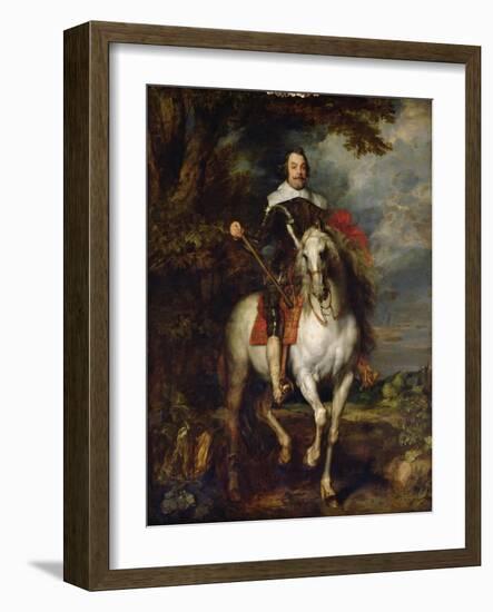 Equestrian Portrait of Don Francisco De Moncada (1586-1635) (Oil on Canvas)-Anthony Van Dyck-Framed Giclee Print