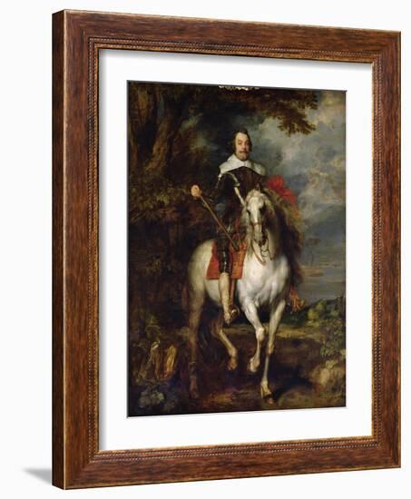 Equestrian Portrait of Don Francisco De Moncada (1586-1635) (Oil on Canvas)-Anthony Van Dyck-Framed Giclee Print