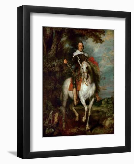 Equestrian Portrait of Francisco De Moncada, Marquis of Aytona and Count of Ossuna-Sir Anthony Van Dyck-Framed Giclee Print