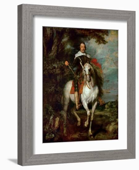 Equestrian Portrait of Francisco De Moncada, Marquis of Aytona and Count of Ossuna-Sir Anthony Van Dyck-Framed Giclee Print