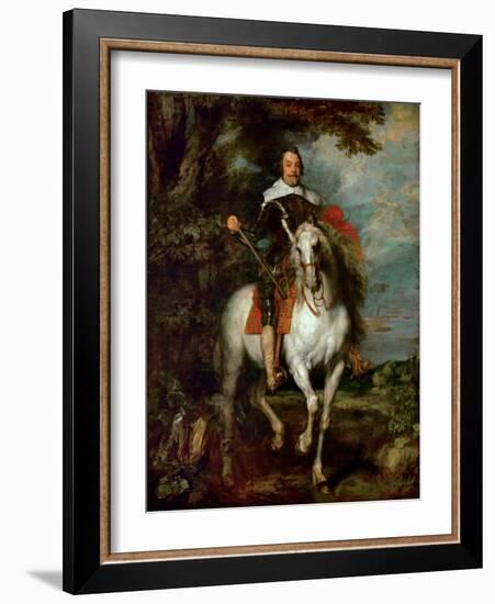 Equestrian Portrait of Francisco De Moncada, Marquis of Aytona and Count of Ossuna-Sir Anthony Van Dyck-Framed Giclee Print