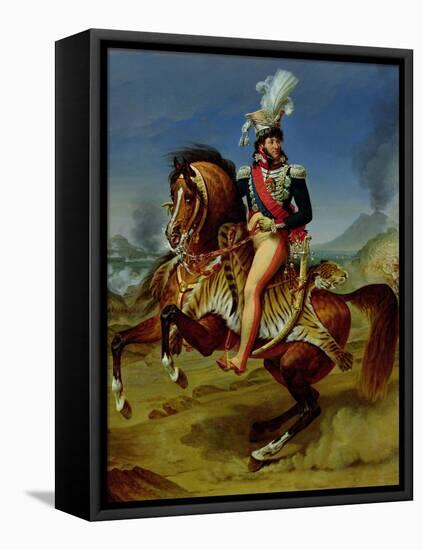 Equestrian Portrait of Joachim Murat (1767-1815) 1812-Antoine-Jean Gros-Framed Premier Image Canvas