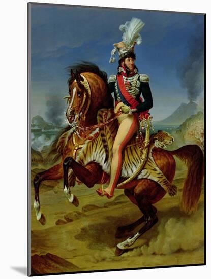 Equestrian Portrait of Joachim Murat (1767-1815) 1812-Antoine-Jean Gros-Mounted Giclee Print