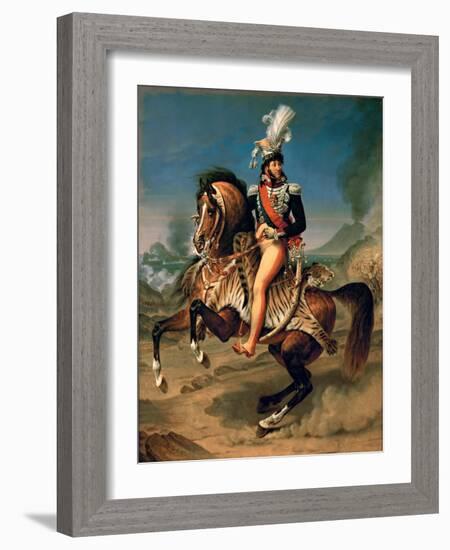 Equestrian Portrait of Joachim Murat (1767-181)-Antoine-Jean Gros-Framed Giclee Print