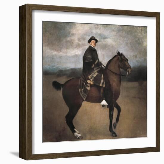 Equestrian Portrait of King Alfonso XIII-Ramon Casas i Carbo-Framed Art Print