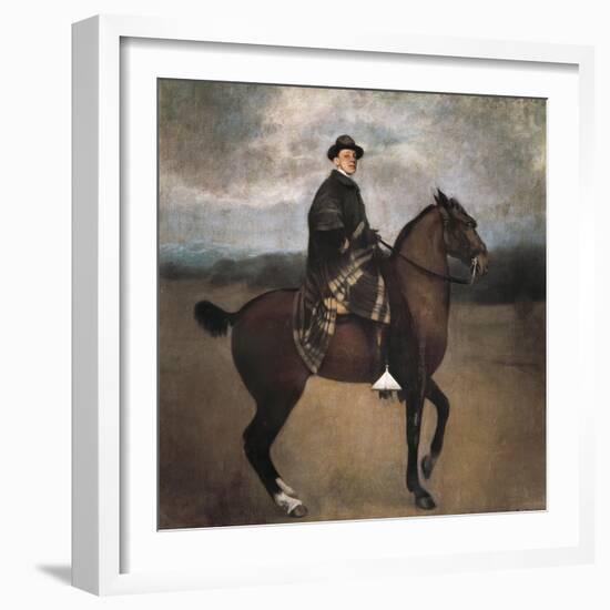 Equestrian Portrait of King Alfonso XIII-Ramon Casas i Carbo-Framed Art Print