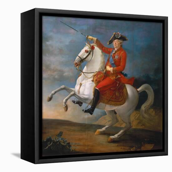 Equestrian Portrait of Louis XVI 1791-Jean-baptiste Francois Carteaux-Framed Premier Image Canvas