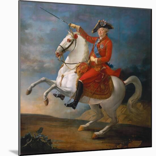 Equestrian Portrait of Louis XVI 1791-Jean-baptiste Francois Carteaux-Mounted Giclee Print