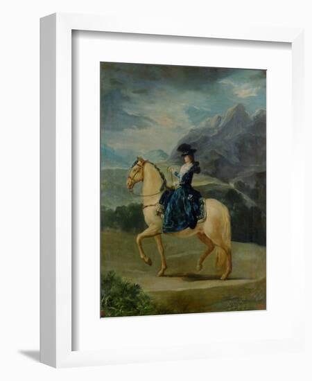 Equestrian Portrait of Maria Teresa De Vallabriga-Suzanne Valadon-Framed Giclee Print