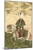 Equestrian Portrait of Sultan Osman II (1603-22) 1618-Nakshi-Mounted Giclee Print