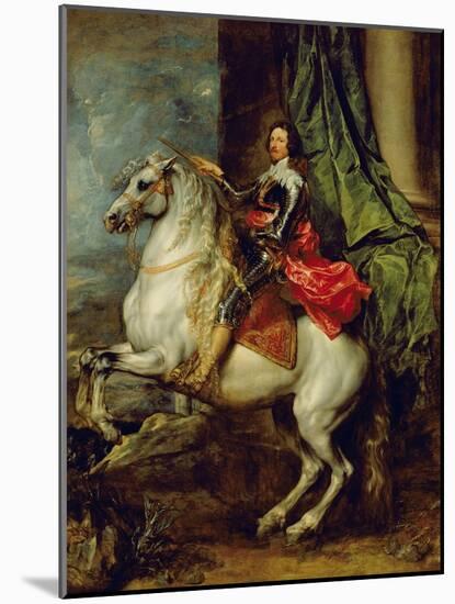 Equestrian Portrait of Thomas Francis of Carignan, Duke of Savoy, 1634-Sir Anthony Van Dyck-Mounted Giclee Print