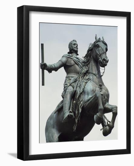 Equestrian Statue from the Monument to Philip IV-Pietro Tacca-Framed Giclee Print