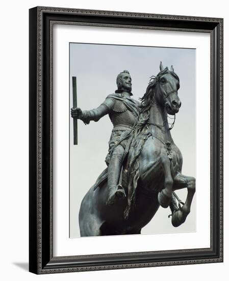 Equestrian Statue from the Monument to Philip IV-Pietro Tacca-Framed Giclee Print