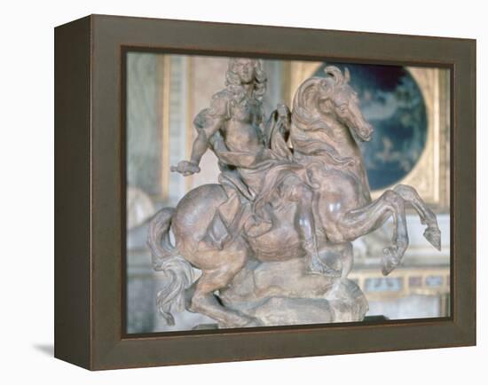 Equestrian Statue of King Louis XIV, 1670-Gian Lorenzo Bernini-Framed Premier Image Canvas