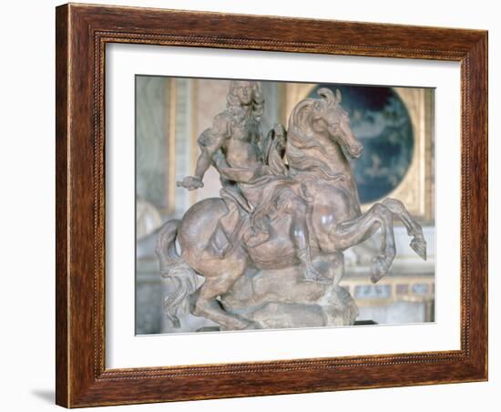 Equestrian Statue of King Louis XIV, 1670-Gian Lorenzo Bernini-Framed Photographic Print