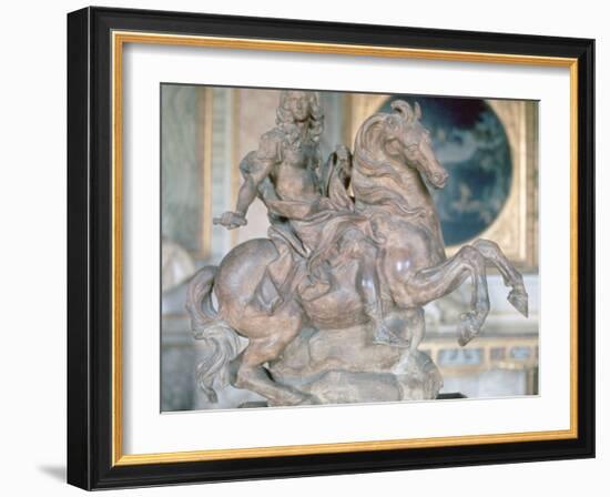 Equestrian Statue of King Louis XIV, 1670-Gian Lorenzo Bernini-Framed Photographic Print