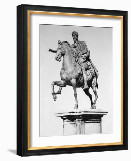 Equestrian Statue of Marcus Aurelius-Philip Gendreau-Framed Photographic Print