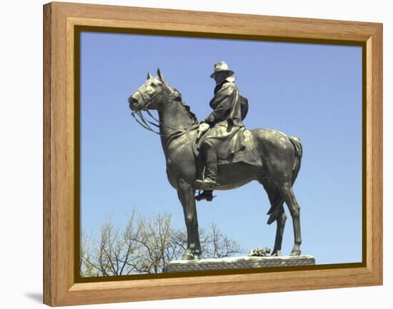 Equestrian Statue of Ulysses S. Grant as a Civil War General, Capitol Hill, Washington DC-null-Framed Premier Image Canvas