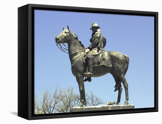 Equestrian Statue of Ulysses S. Grant as a Civil War General, Capitol Hill, Washington DC-null-Framed Premier Image Canvas