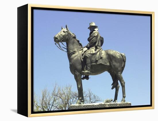 Equestrian Statue of Ulysses S. Grant as a Civil War General, Capitol Hill, Washington DC-null-Framed Premier Image Canvas