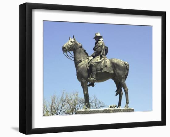 Equestrian Statue of Ulysses S. Grant as a Civil War General, Capitol Hill, Washington DC-null-Framed Photographic Print