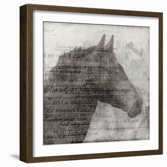 Equestrian Story 1-Ken Roko-Framed Art Print