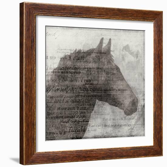 Equestrian Story 1-Ken Roko-Framed Art Print