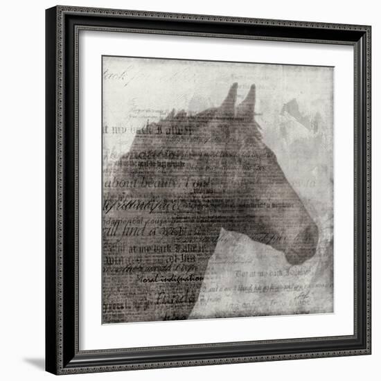 Equestrian Story 1-Ken Roko-Framed Art Print