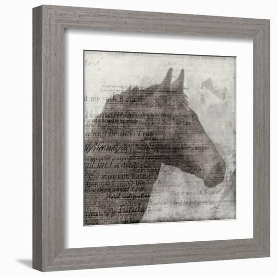 Equestrian Story 1-Ken Roko-Framed Art Print