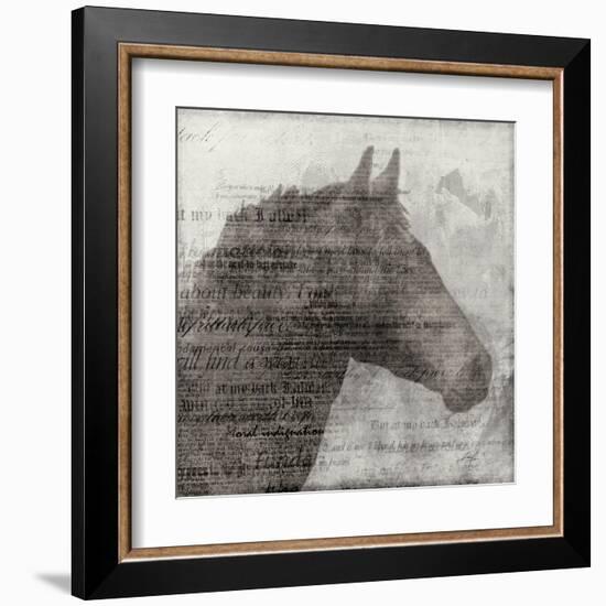 Equestrian Story 1-Ken Roko-Framed Art Print