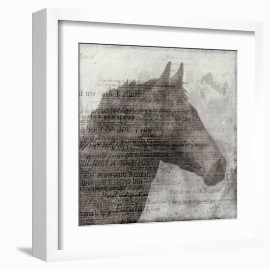 Equestrian Story 1-Ken Roko-Framed Art Print