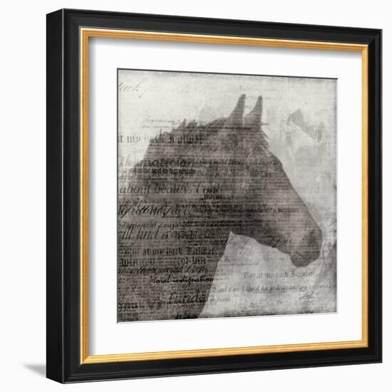 Equestrian Story 1-Ken Roko-Framed Art Print