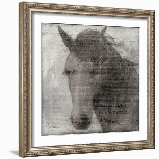 Equestrian Story 2-Ken Roko-Framed Art Print