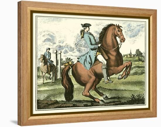 Equestrian Training III-Denis Diderot-Framed Stretched Canvas