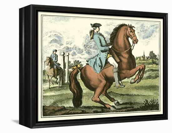 Equestrian Training III-Denis Diderot-Framed Stretched Canvas