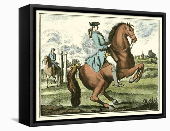 Equestrian Training III-Denis Diderot-Framed Stretched Canvas