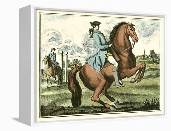 Equestrian Training III-Denis Diderot-Framed Stretched Canvas