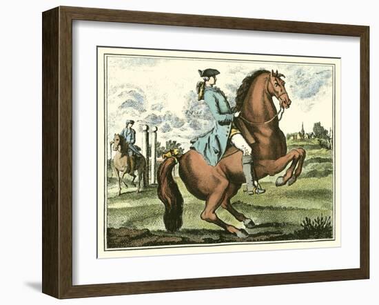 Equestrian Training III-Denis Diderot-Framed Art Print