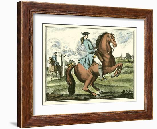 Equestrian Training III-Denis Diderot-Framed Art Print