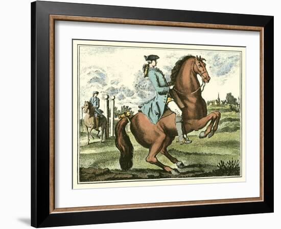 Equestrian Training III-Denis Diderot-Framed Art Print