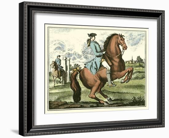 Equestrian Training III-Denis Diderot-Framed Art Print