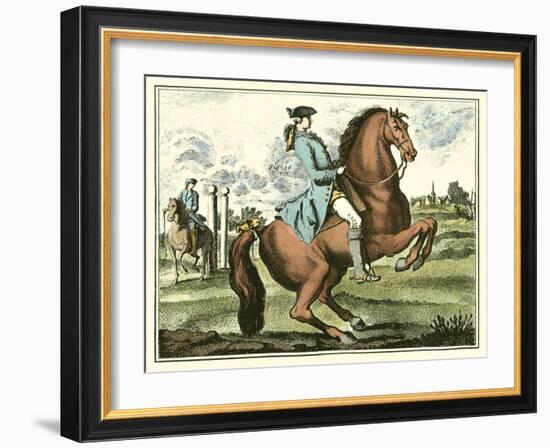 Equestrian Training III-Denis Diderot-Framed Art Print