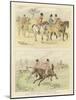 Equestrian Watercolour Sketches-Randolph Caldecott-Mounted Giclee Print