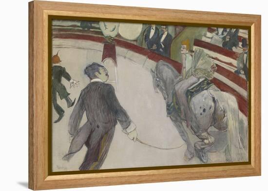 Equestrienne (At the Cirque Fernando), 1887-88-Henri de Toulouse-Lautrec-Framed Premier Image Canvas